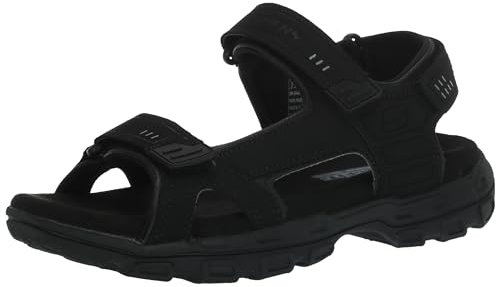 Skechers Herren Louden Fisherman, Sandale, Schwarz, 43 EU