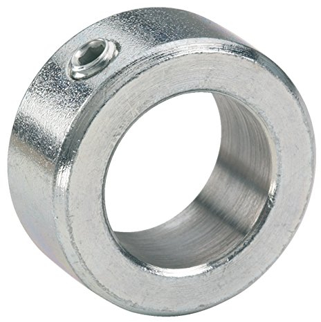 Dörner + Helmer Stellringe mit Innsechskant, Madenschraube, 20mm x 32mm, Verzinkter Stahl, 2 Stück im Set, Für Achsen