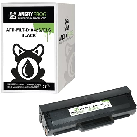 Angry Frog 1x Toner Kompatibel MLT-D 1042 S/ELS ML-1660 BK für Samsung SCX-3200, SCX-3205, ML 1660, ML-1666, ML-1670