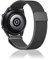 Niboow 22mm Correa Para Samsung Galaxy Watch 3 45mm/Gear S3 Frontier/S3 Classic/Gear S/Galaxy Watch 46mm, Acero Inoxidabl Metal Para Xiaomi Watch 2 Pro/Watch S1/Watch S1 Active/Mi Watch-Negro