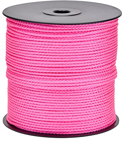 Corde Tressée Polypropylène PP Rose Ø 2,5 MM 200 M