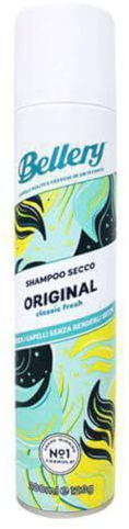 Bellery Original Classic Fresh Dry Shampoo - Shampoo Secco Spray per Tutti i Tipi di Capelli - Formula Rinfrescante e Ravvivante - Fragranza Fruttata e Floreale - 200ml