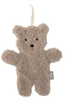 Jollein Doudou pour bébé - Teddy Bear - Vert olive - Doudou - 100% polyester - Ours en peluche