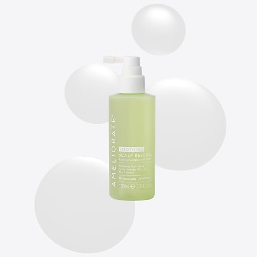AMELIORATE Soothing Scalp Essence 100ml | Clinically Proven Relief for Dry, Flaky, Itchy Scalp | Hydrating & Balancing Water-Based Formula | Trichologist & Dermatologist Approved