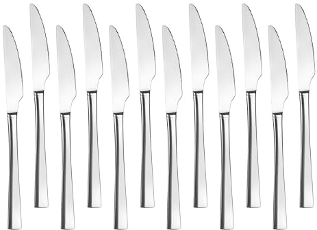 Lacor - JAY - 11049003 - Pack de 12 Cuchillos de Mesa, Colección Vanity