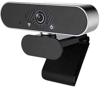 Webbkamera, 4K USB-webbkamera, 8MP autofokus, Plug & Play med Type-C-adapter och stativ for streaming, zoomsamtal, innehållsskapande(B02-1080P webcam)