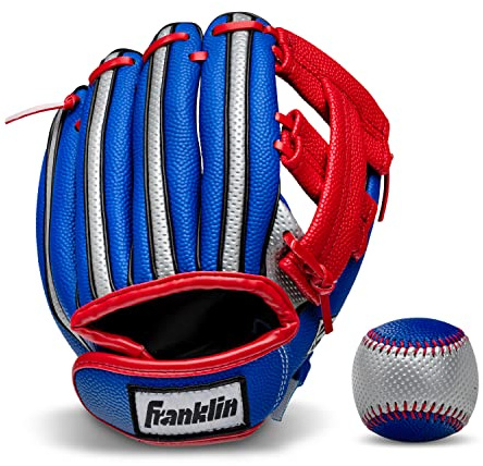 Franklin Sports Air Tech Foam Baseball Glove and Ball Set