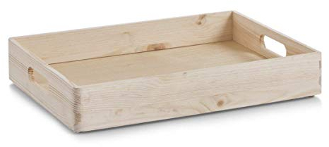 Zeller 13142 Caja Multiusos, Madera, Marrón, 39.700000000000003x29.7x7 cm