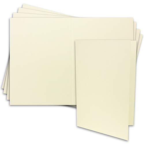 FarbenFroh - 10 biglietti pieghevoli grandi, formato DIN A4, 21 x 29,7 cm, formato XXL, 240 g/m², per fai da te e fai da te