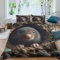 VesFy Niedliche Tiere Bettwäsche 3 Teilig 3D Niedlicher Maulwurf Druck Bettbezug Weich Mikrofaser Mit Reißverschluss Und Kopfkissenbezug Für Jugendliche Kinder Schlafzimmer Double（200x200cm）