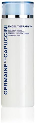 Germaine de Capuccini - Excel Therapy O2 I Leche Limpiadora - Desmaquillante Facial - Elimina impurezas - Efecto regenador oxígeno - Para todo tipo de pieles - 200 ml