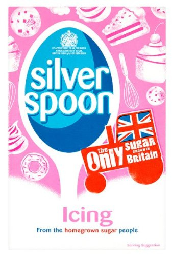 Silver Spoon Icing Sugar 1kg Packs, Case of 10, Bulk Baking Ingredient