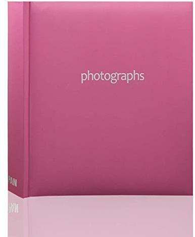 Arpan 10 x 15 cm Hot Pink Memo Album for 200 Photos