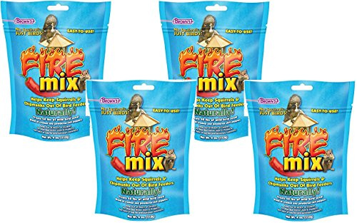 (Pack of 4) F.M. Brown's No Squirrels Just Birds! Fire Mix