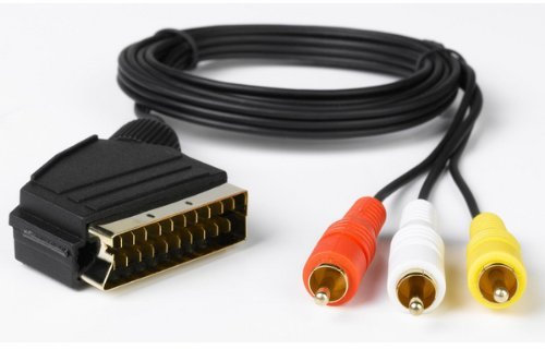 SCART to 3 x RCA Phono Cable (5 metre)