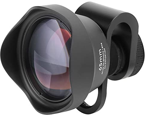 Shanrya Téléobjectif portable en verre optique portable pour téléphone portable - Facile à utiliser pour smartphones et tablettes iOS