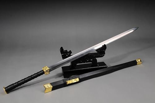 TEERMA 42 Zoll China Handmade Schwert aus Hohem Mangan Stahl scharfes und echtes Katana China Schwert SL900