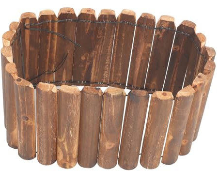 SUPVOX Clôture Bois pour Jardin Bordure De Pelouse pour Plantes Clôture De Simulation pour Cour