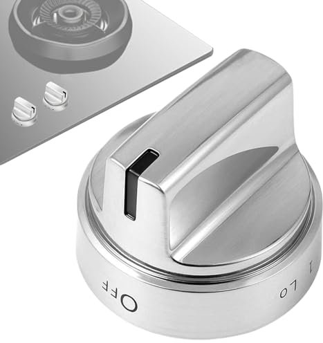 Herdknopf – Hitzebeständige Ersatzknöpfe Für Öfen, Kochfelder Und Herde | Universelle Passform Mit Sicherer Installation | Schlankes Design Für - Und Elektroherde | Ideale Ersatzteile Für Küchenger