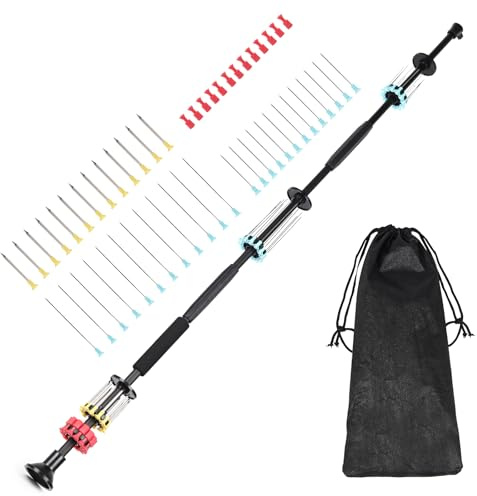 48 Portable Air Blow Gun Kit - .40 Caliber Blowgun with Dart Set, Blowing Dart Guns for Adults, Outdoor Target Practice Tool - Includes Carry Bag Fits in Backpack - Blowguns for Hunting Practice