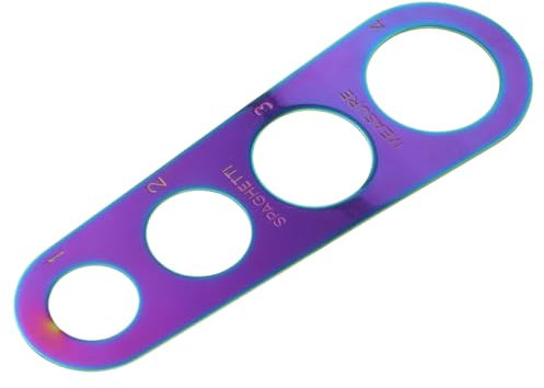 Alipis Medidor Fideos Acero Inoxidable Herramienta Pasta Medidor Espaguetis Utensilios Cocina