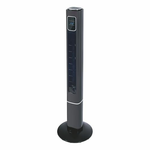 Kooper Ventilatore a torre, timer 15 ore, 50 W, nero