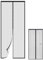 Magnetic Fly Screen Door, 90 x 210 cm Magnetic Door Screen, Fly Screens for Doors, Screen Mesh Insect Protection Door No Gap, Screen Mesh Curtain Fits for Kid and Pet, Black