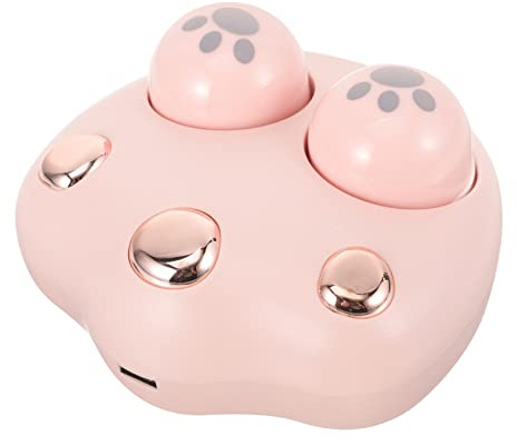 PACKOVE Limpiador De Gafas Cat Paw Máquina De Limpieza Para Lentes Caja De Limpieza Función Ultrasonica Para Limpiar Lentes De Maquillaje Casa