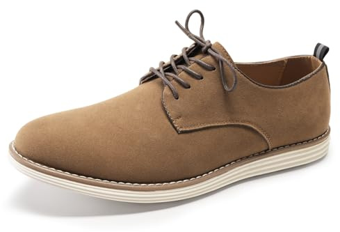 Allthemen Hombre Zapatos Oxford Formales Para Mocasines Con Cordones Zapatos Derby Planos De Punta Redonda