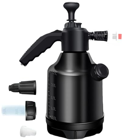 Skumspruta med pump – 3 liter sprayflaska i skum för hand – sprayflaska för bilrengöring | för hemmabruk badrum toalett vardagsrum garage jordbruk bondgård och vattning