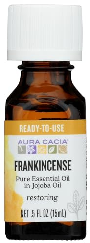 Aura Cacia Essentials Sanctifying Frankincense Jojoba Oil - 0.5 Oz