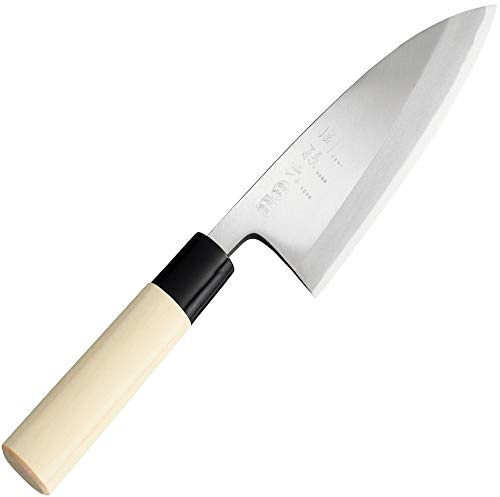 Kai KAI AK5202 Deba Knife Seki Magoroku Ginju, Genuine Steel, 5.9 inches (150 mm), Made in Japan
