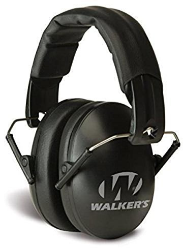Walker's Game Ear Low Profile Folding Muff, Black