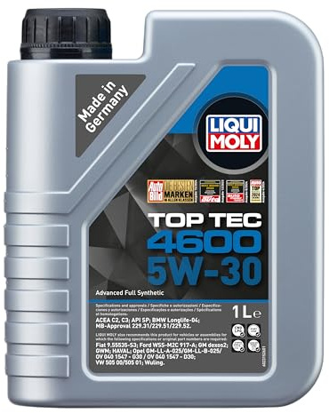 LIQUI MOLY Top Tec 4600 5W-30 | 1 L | Synthesis technology motor oil | SKU: 2315