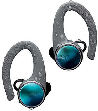 Plantronics BACKBEAT FIT 3100 Bluetooth-Sport Headset/Headphones, In-Ear, IP57 with charging case, Grey
