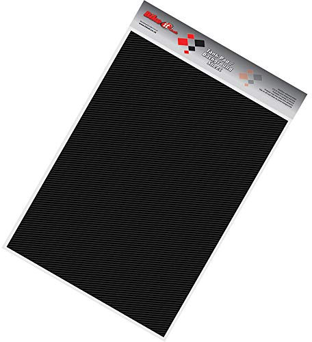 Motorcycle Motorbike Petrol Tank Cut Your Own Protector Sheet 45x33cm - Carbon