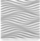 Deccart - 3D Wandpaneele 60x60 cm - Paneele Wand Wall Panels Deko Wandverkleidung Innen Panel Deckenverkleidung Decke Deckenpaneele Platten Styropor EPS-Polystyrol Wind 2.16 m², 6 Stück, weiß