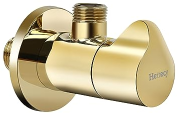 Angle Valve Quarter Turn 1/2 Inlet x 3/8 Outlet Shut Off Water Angle Stop Valve with Flange 1pcs Faucet Valve Toilet Valve Solid Brass Chrome