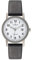 Dugena Novum Unisex-Armbanduhr, Titangehäuse, Mineralglas, Lederarmband, Dornschließe, 5 bar, Größe:34 mm (mittel)