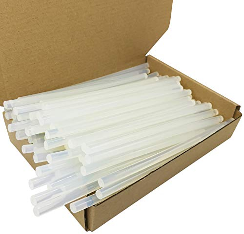 FZGUSYAF Hot Glue Sticks 7x180mm Clear Adhesive for 7mm Hot Glue Gun - 110 Pack
