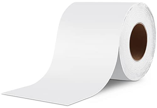 Cinta selladora para techo de caravana, 6 pulgadas x 50 pies, cinta selladora blanca UV e impermeable para reparación de caravanas, ventanas, sellado de barcos, sellador de techo de camión y remolque,