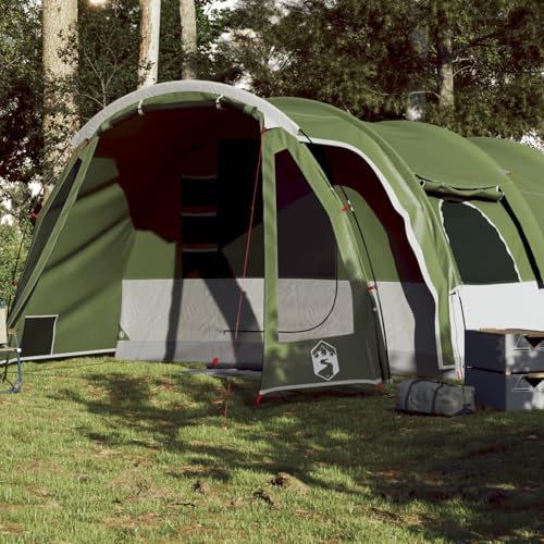 Xichuzi Tienda de campaña Familiar túnel 8 Personas Impermeable Verde, Camping Tienda - 94734