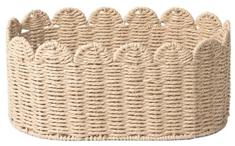 Panier De Corde Tissés, Boîtes De Rangement En Corde En Papier, Rangements Du Panier De Jouets, Paniers De Rangement De L'organisateur Domestique Pour Placard De Tiroir De Maquillage