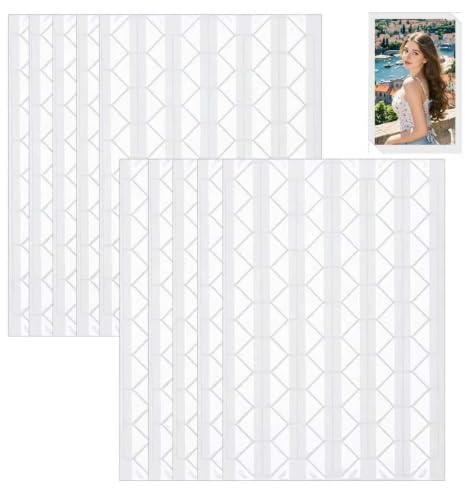 KDRNXVAL 1020PCS Self Adhesive Photo Corners, Clear Edge Stickers for DIY Craft, Scrapbook, Photo Albums, Journals; Decorative Photo Corner Stickers for Mounting and Creative Projects