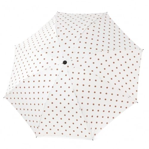 GEEKPC Folding UV Sun Umbrella Black - Compact Lightweight Portable Travel Parasol For Women, UPF 50+ UV Sun Rain Protection, 8 Ribs Windproof, 28 Cm Folded, 280 G, Stylish Black White Windowpane