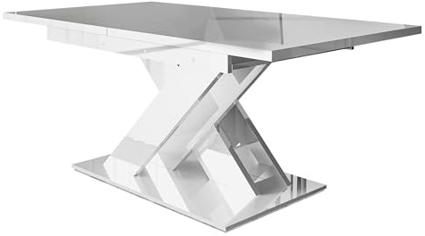 Loungitude - Table à Manger Extensible 140/180 cm Blanc