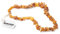 Bernsteinhalsband für Hunde und Katzen - 100% natürliche baltische Bernsteinperlen - 20cm