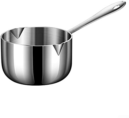 Casserole à lait en acier inoxydable, 260 ml, petit pot à lait, casserole de cuisine