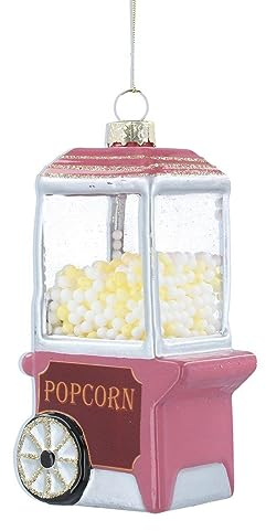 Gisela Graham - Machine à popcorn rose/transparent