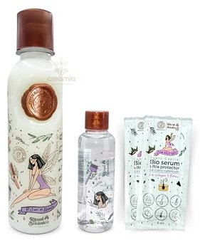 Ritual Botanico Keratina Organica 250 ml Organic Relaxer Kit Home Kit Natural Keratin Hair Relaxer (Mediana 250 ml) White